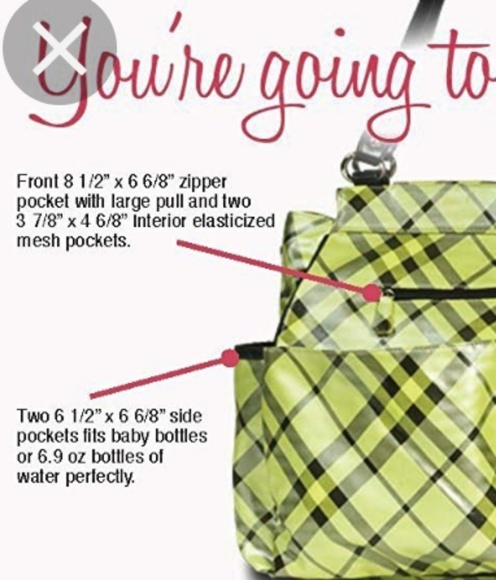 Delilah Shell with a diaper changing pad - Picture 2 of 4